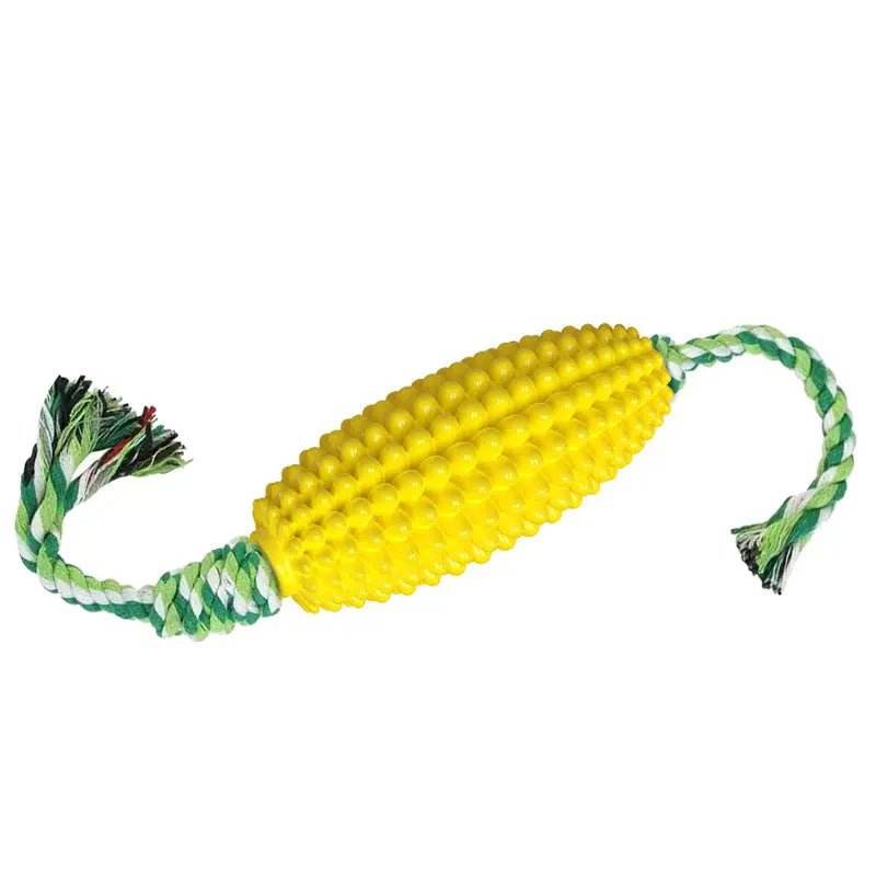 Puppy Toothbrush Clean Teeth Interactive Corn Toys - mypetitpaws